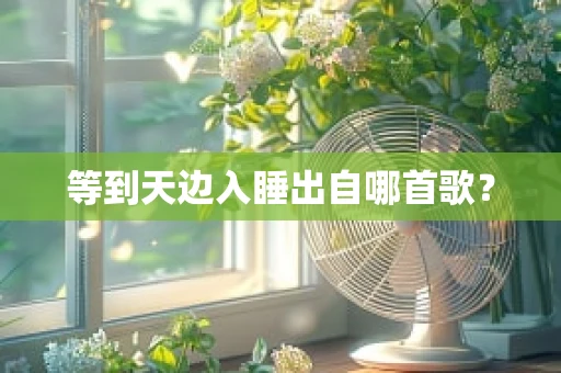 等到天边入睡出自哪首歌？