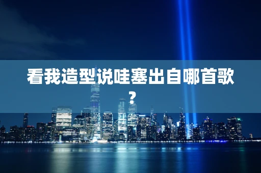 看我造型说哇塞出自哪首歌？
