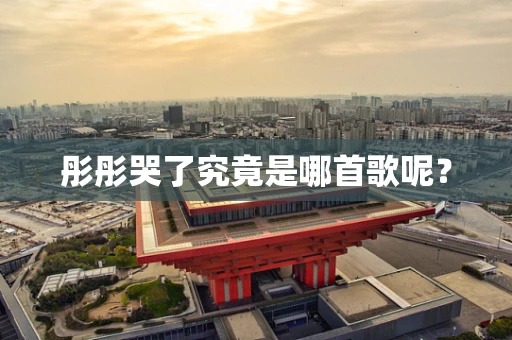 彤彤哭了究竟是哪首歌呢？