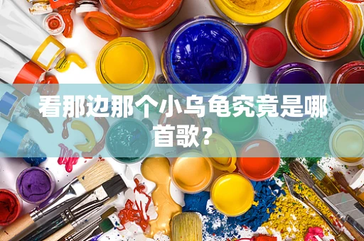 看那边那个小乌龟究竟是哪首歌？