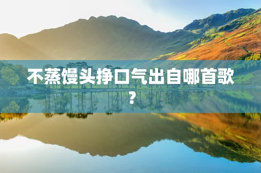 不蒸馒头挣口气出自哪首歌？