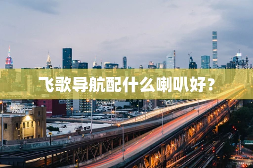 飞歌导航配什么喇叭好？