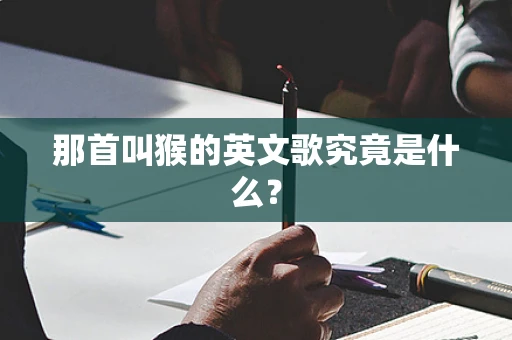 那首叫猴的英文歌究竟是什么？
