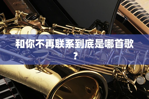 和你不再联系到底是哪首歌？