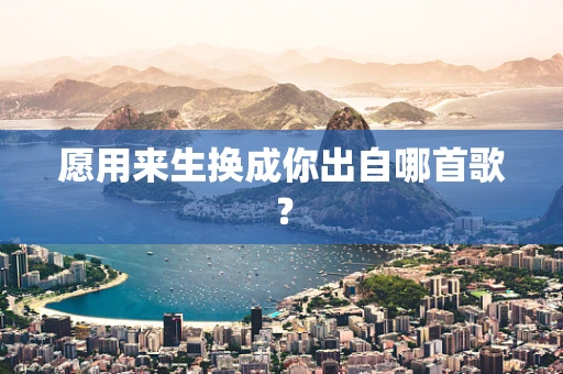 愿用来生换成你出自哪首歌？