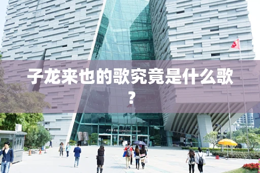 子龙来也的歌究竟是什么歌？