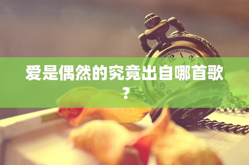 爱是偶然的究竟出自哪首歌？