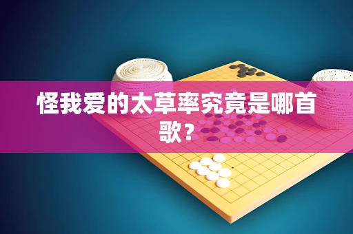 怪我爱的太草率究竟是哪首歌？
