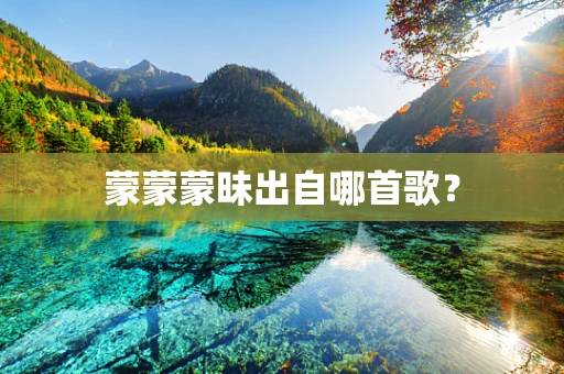 蒙蒙蒙昧出自哪首歌？
