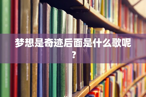 梦想是奇迹后面是什么歌呢？