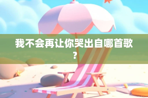 我不会再让你哭出自哪首歌？