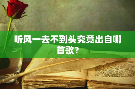 听风一去不到头究竟出自哪首歌？