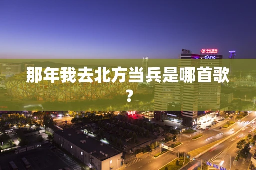 那年我去北方当兵是哪首歌？