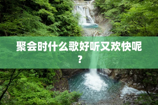 聚会时什么歌好听又欢快呢？