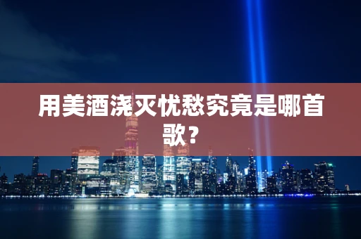用美酒浇灭忧愁究竟是哪首歌？