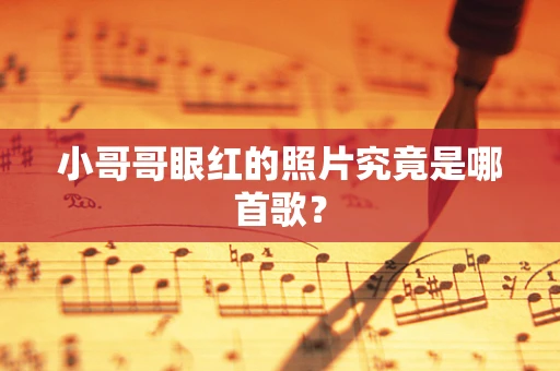 小哥哥眼红的照片究竟是哪首歌？