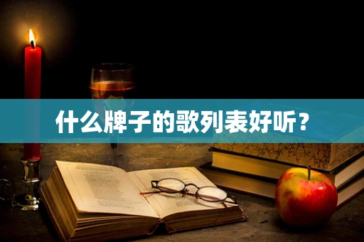 什么牌子的歌列表好听？