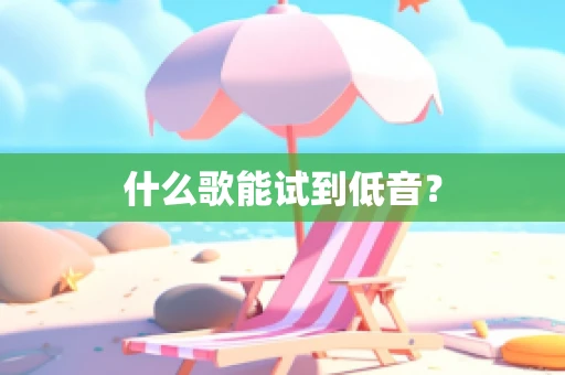 什么歌能试到低音？