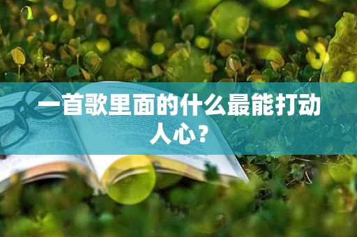 一首歌里面的什么最能打动人心？