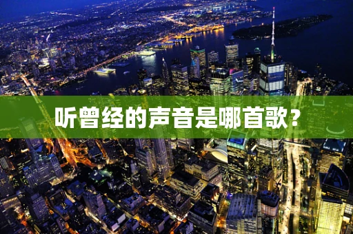 听曾经的声音是哪首歌？