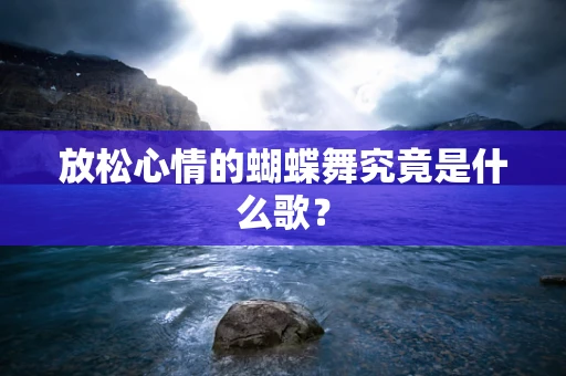 放松心情的蝴蝶舞究竟是什么歌？