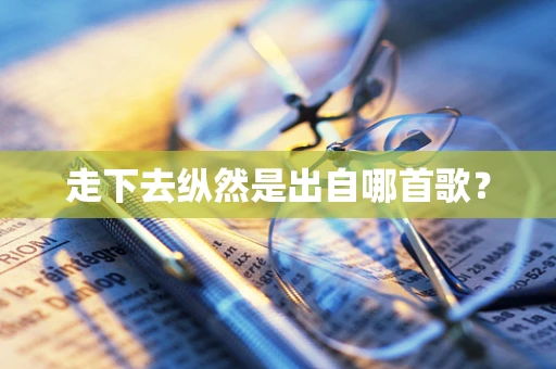 走下去纵然是出自哪首歌？