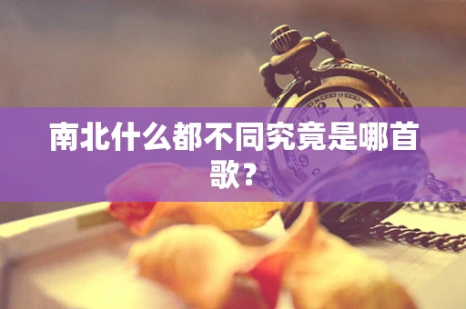 南北什么都不同究竟是哪首歌？