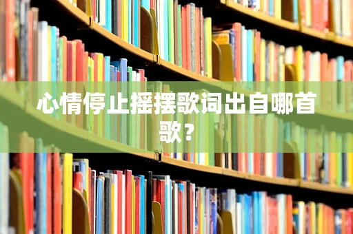 心情停止摇摆歌词出自哪首歌？