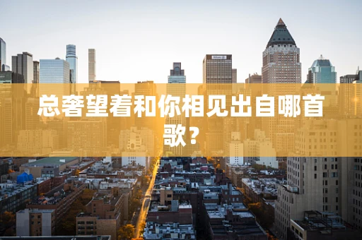 总奢望着和你相见出自哪首歌？