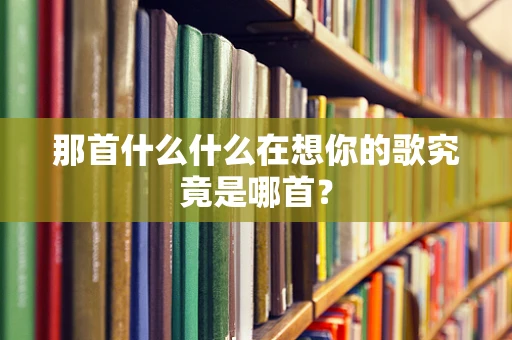 那首什么什么在想你的歌究竟是哪首？