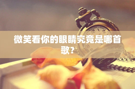 微笑看你的眼睛究竟是哪首歌？