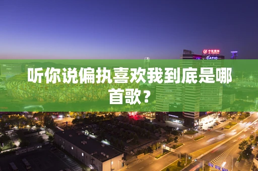 听你说偏执喜欢我到底是哪首歌？