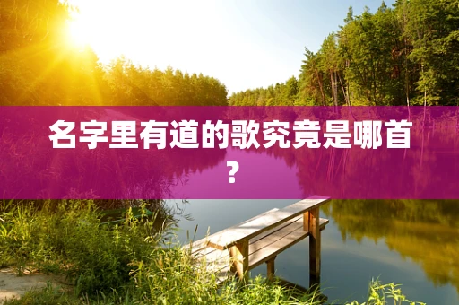 名字里有道的歌究竟是哪首？
