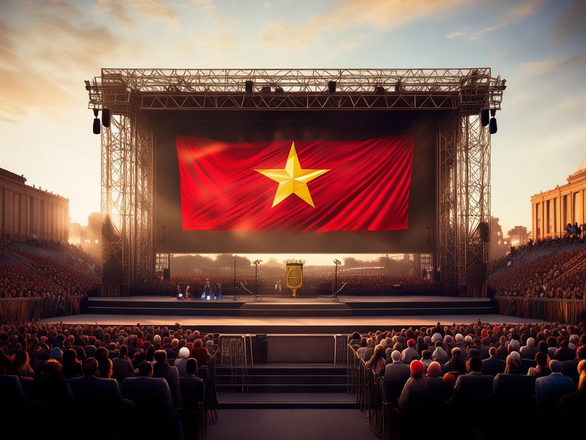 放国际歌该搭配什么背景合适呢？