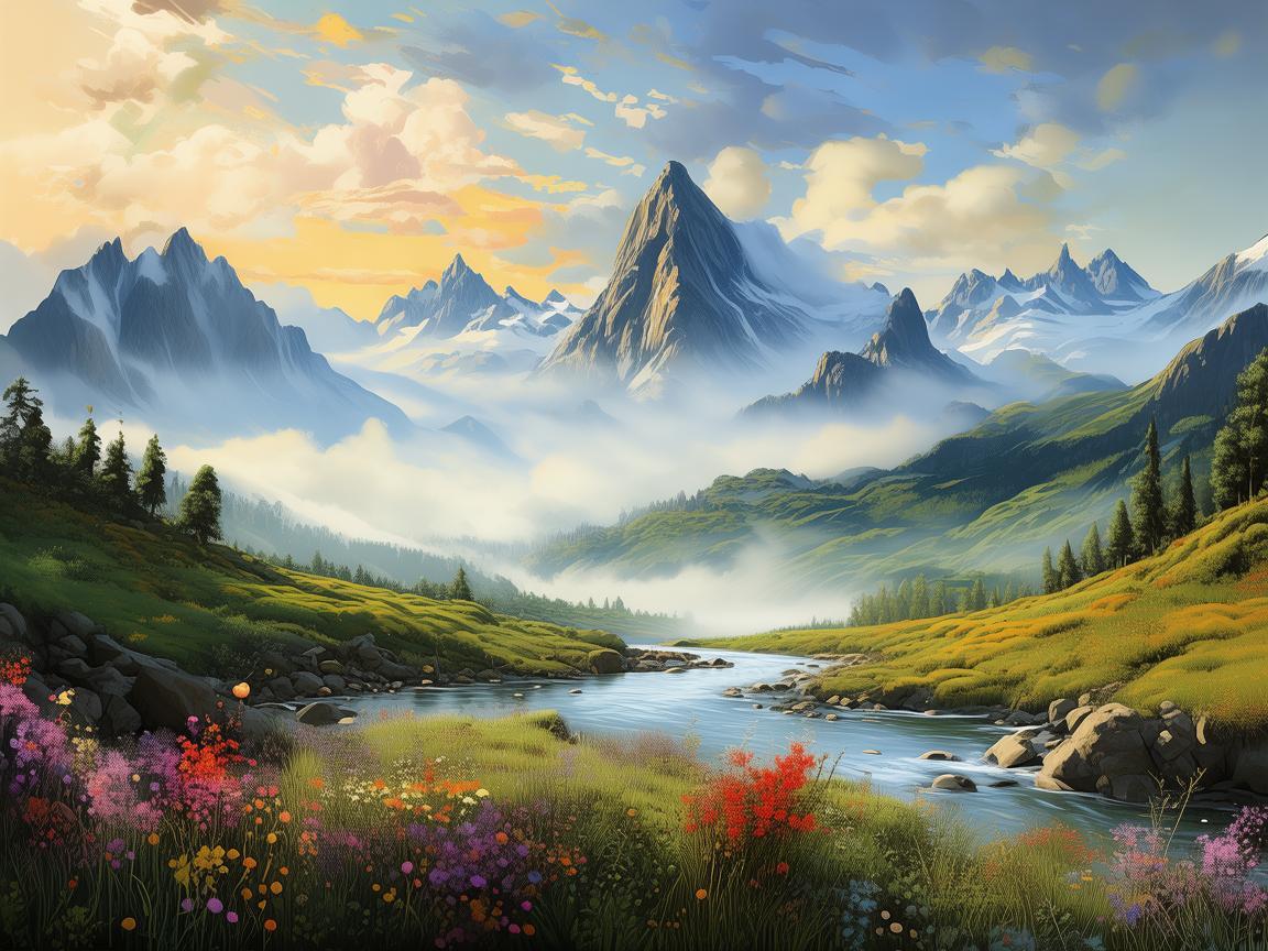 风景秀丽的山与水究竟是哪首歌？
